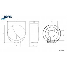 Диспенсер для туалетной бумаги Jofel Futura AE25500