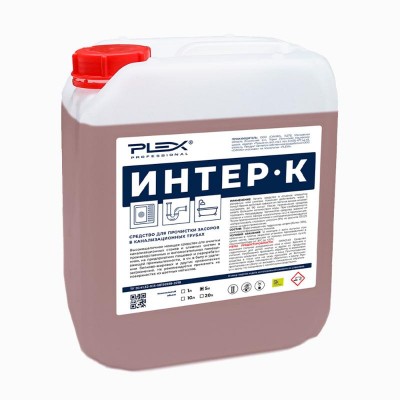 Высокощелочное беспенное моющее средство Plex Интер К (5 л)
