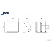 Диспенсер для бумажных полотенец Jofel Azur AH45000