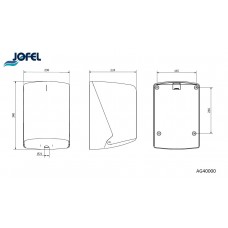 Диспенсер для бумажных полотенец Jofel Azur AG40000