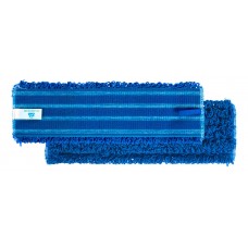 Моп Microriccio с липучками, микрофибра,синий, 40*10,5 см