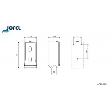 Диспенсер для туалетной бумаги Jofel CLÁSICA AF22000