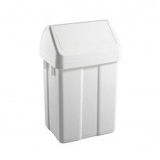 Ведро для мусора TTS MAX, белое (25 л)