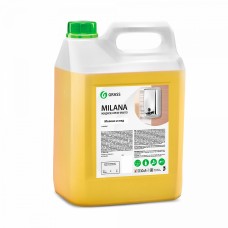 Крем-мыло жидкое увлажняющее Grass Milana молоко и мед (5 кг)